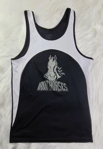 Augusta Sportswear  Iron Horses Adult S   Sleeveless Black white  Tank Top  - Picture 1 of 5
