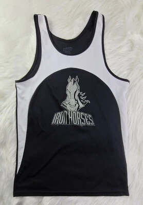 Augusta Sportswear  Iron Horses Adult S   Sleeveless Black white  Tank Top  - Image 1 of 4