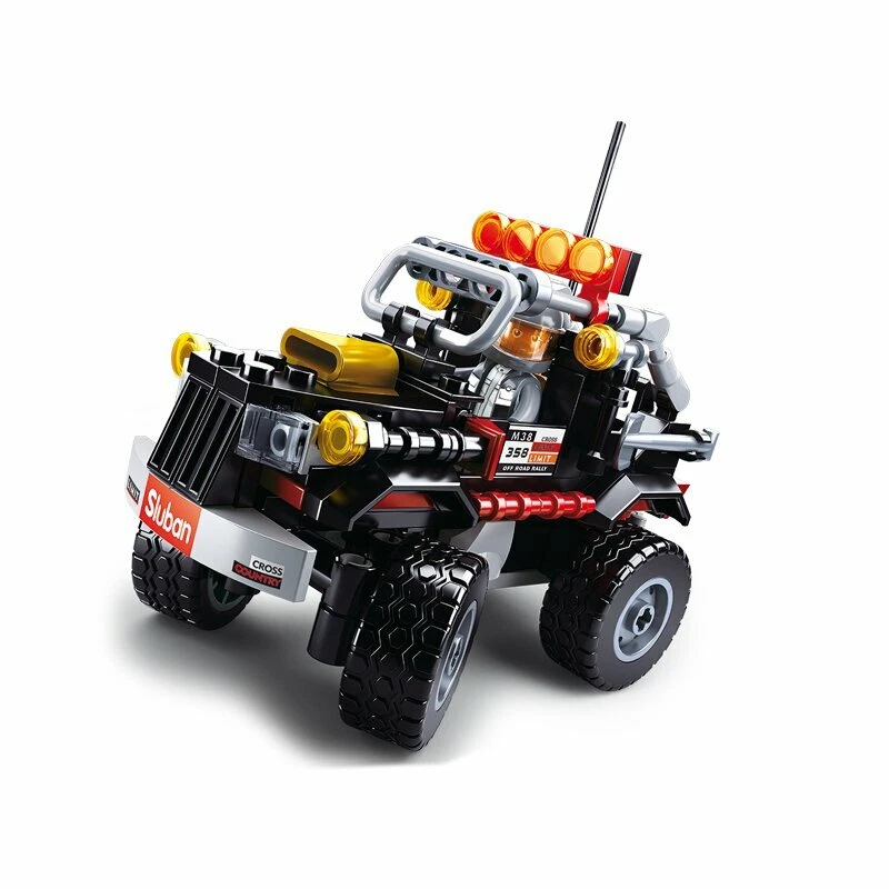Sluban 0663D - Off-Road Vehicle Black - New - Image 1 of 1