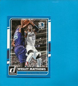 2015-16 Donruss Basketball Wesley Matthews #3 Dallas Mavericks