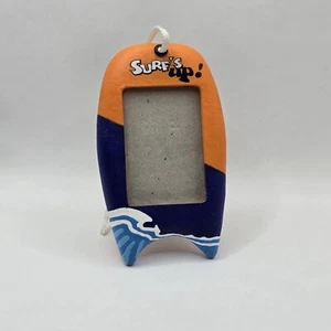 Surf's Up! Sunny Days Malden Picture Frame Surfboard SUP Surfing Color Orange - Picture 1 of 10
