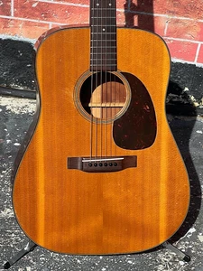 1955 Martin D-18 last of the best era w/striped spruce & mahogany all over ! - Picture 1 of 14
