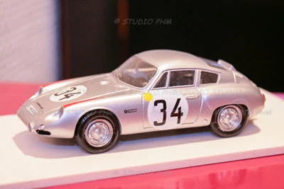 PORSCHE 356B ABARTH 695GS N°34 7°Le MANS 62 E.Barth Built by PHM 1:43 N/Spark - Photo 1/2