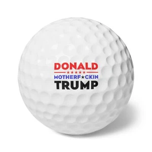 Donald Trump hochwertige Golfbälle Set mit einzigartigem Design, Geschenk für Golfer - Bild 1 von 2