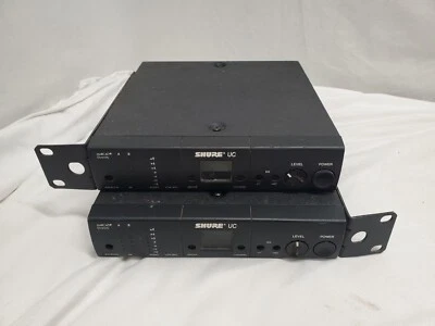 Shure UC4-UA Wireless Microphone Receiver Pair, Untested 782 - 806MHz - Image 1 of 4