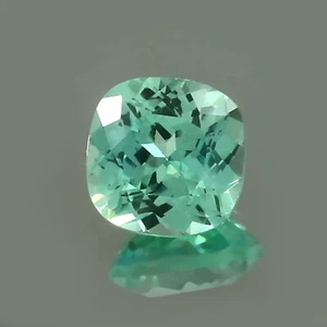 Piedra preciosa suelta de zafiro parti azul verde natural de Ceilán de 5,50 quilates 9x9 - Imagen 1 de 4