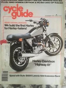 Cycle Guide Magazine November 1979 - Picture 1 of 3