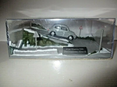 DIORAMA FIAT NUOVA 500 DERIVAZIONE ABARTH HACHETTE SCALA 1:43 - Immagine 1 di 2