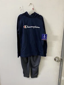 PICK SIZE / CHAMPION 2-Piece Kids Active Set in Navy Camo/Stealth - Picture 1 of 4