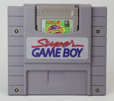Super Game Boy SNES Cartridge Adapter SNS-027 with Arcade Classic 2 Game Cart! - Image 1 of 4