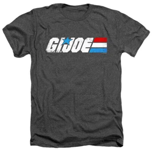 G.I. JOE DISTRESSED LOGO Licensed Adult Men's Heather Tee Shirt SM-3XL - Picture 1 of 2