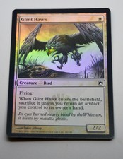 1 x Glint Hawk FOIL - Scars of Mirrodin -  FAIR PRICE GAMING