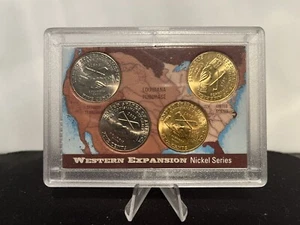 2004 Western Expansion Nickel Series BU & Gold Plated - Bild 1 von 6