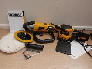 DeWALT DWP849X 180mm variable speed polisher + DWE6411 palm sander 240V - Picture 1 of 1
