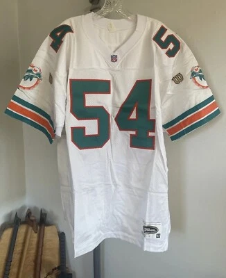 Camiseta deportiva Wilson 1996 auténtica Zach Thomas Miami Dolphins novato carretera talla 52 Foto 1 de 4