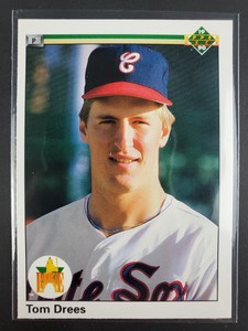 1990 Upper Deck Tom Drees Star RC Chicago White Sox Rookie #3