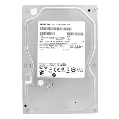 Disco Rigido Hitachi 7K1000.C HDS721032CLA362 320GB SATA II 7200Rpm 3.5'' - Immagine 1 di 4