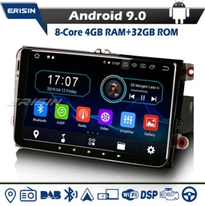 8 Core Android 9 Autoradio DAB+OPS Bluetooth For Passat Golf 5 Jetta Seat Skoda - Bild 1 von 13