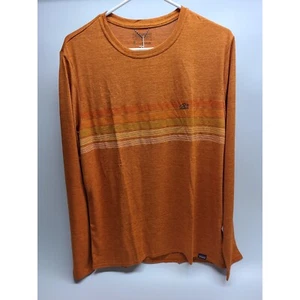 NWT Patagonia Women's Long-Sleeved Capilene Cool Daily Shirt Orange Logo M - Picture 1 of 3