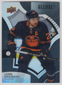 2021/22 UPPER DECK ALLURE LEON DRAISAITL BLACK RAINBOW PARALLEL #52 OILERS