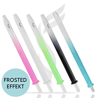 Shisha Glas Mundstück Pink Schwarz Weiß Grün Blau Rot Durchsichtig Zubehör - Bild 1 von 2