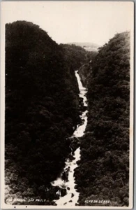 Postal con foto de Sao Paulo, Brasil RPPC ""ALTO DE SERRA"" Serra Negra vista aérea - Imagen 1 de 2