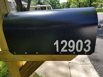 Lot of 2 REFLECTIVE 1.5" 2" 2.5" 3" Mailbox Custom NUMBERS Decals Stickers - Image 1 of 4