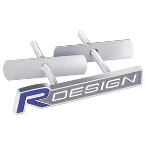 1X Metal For R-DESIGN GRILL BADGE OR TRUNK BADGE Emblem for XC90 S60 V60 C30 - Picture 1 of 6