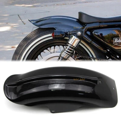 Rear Mudguard Fender for Harley Davidson Sportster XL 883 XL1200 1994-2003 Black - Image 1 of 4
