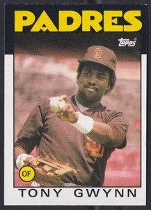 1986 Topps #10 Tony Gwynn San Diego Padres