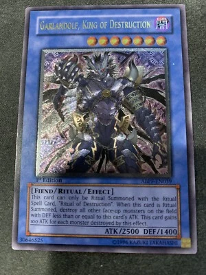 yugioh Garlandolf King of Destruction ABPF-EN039 1st Ed Ultimate Rare near mint - Image 1 of 3