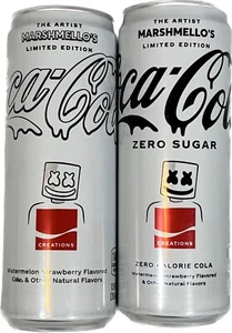 Artist Marshmello's Coca-Cola Edición Limitada Sandía Fresa 1 Reg 1 Zero - Imagen 1 de 8
