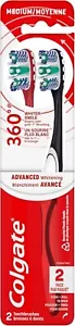 Colgate 360 Optic White Advanced Whitening Toothbrush, Adult Medium Toothbrush w - Picture 1 of 11