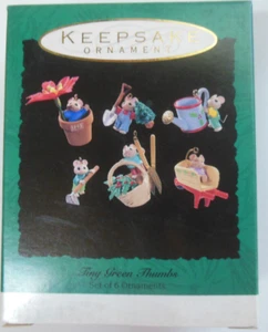 Hallmark Ornament 1993 Tiny Green Thumbs - QXM4032 - Imagen 1 de 3