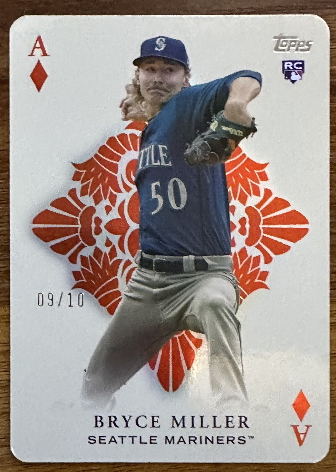 2023 Topps Update All Aces RC #AA-67 Bryce Miller RED /10 Seattle Mariners