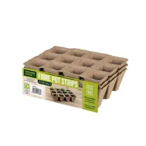 Twin Pack Peat Free Pot Strips 5cm Square 72pk - Picture 1 of 2