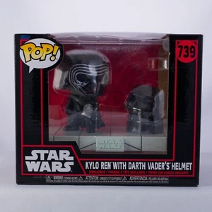 Figura Funko Pop Deluxe Moment Star Wars Kylo Ren con Casco de Darth Vader #739 - Imagen 1 de 7