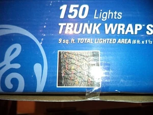 GE MERRY MIDGET TREE TRUNK WRAP LIGHTS MULTI - 150 - NIB - 9 FEET - Picture 1 of 2