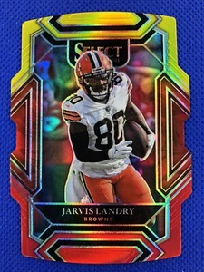 2021 #210 Jarvis Landry Panini Select Football Club Level DieCut Yellow-Red Prizm - Bild 1 von 2