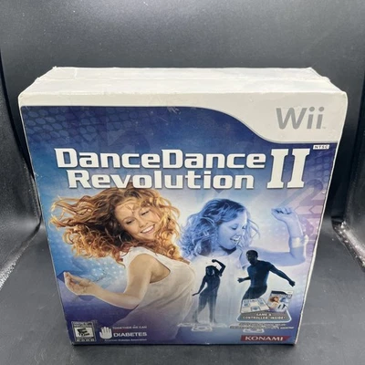 Wii Dance Dance Revolution 2 game SEALED/new + Pad/controller Accessory Lot NIB - Image 1 of 4