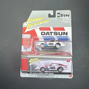 🎌Johnny Lightning 1981 Datsun 280ZX BRE Tribute Storage Tin Pro Collector H34🎌 - Picture 1 of 2