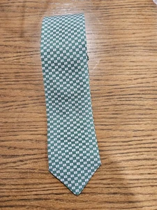 Salvatore Ferragamo Mens Green Tie - Picture 1 of 3