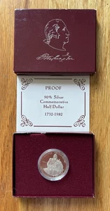 George Washington Silver Half Dollar Proof 🇺🇸 - Picture 1 of 1