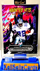 Comodín 2025 Haunted Hits Island Foil Castle Emmitt Smith 3/3 Dallas Cowboys - Imagen 1 de 2