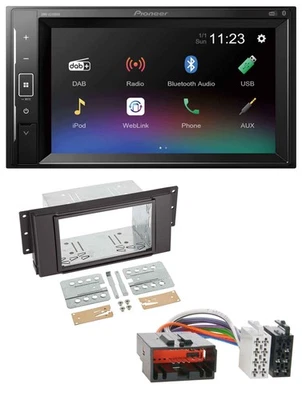 Pioneer DAB MP3 2DIN Bluetooth USB Autoradio für LandRover Free Lander 2007-2010 - Bild 1 von 4