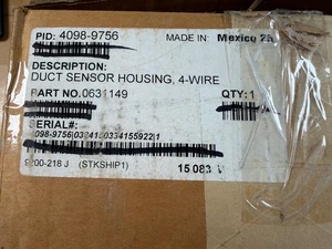 Simplex 4098-9756 Fire Alarm Ducty Sensor Housing (NEW IN BOX) - Picture 1 of 1