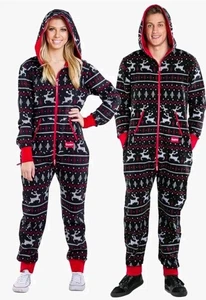 Mono de una pieza unisex Tipsy Elves Navidad reno polar talla grande nuevo con etiquetas - Imagen 1 de 12