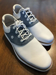 Zapatos de golf Footjoy FJ Traditions picos para mujer talla 6 M 97903 blancos y azules - Imagen 1 de 10