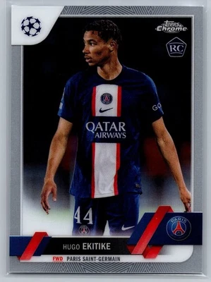 2022-23 Topps Chrome UCC Hugo Ekitike RC #125🔥🔥 - Image 1 of 2