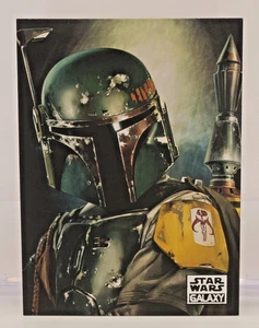 2018 Topps Star Wars Galaxy Fearsome Fett #80 - Picture 1 of 2